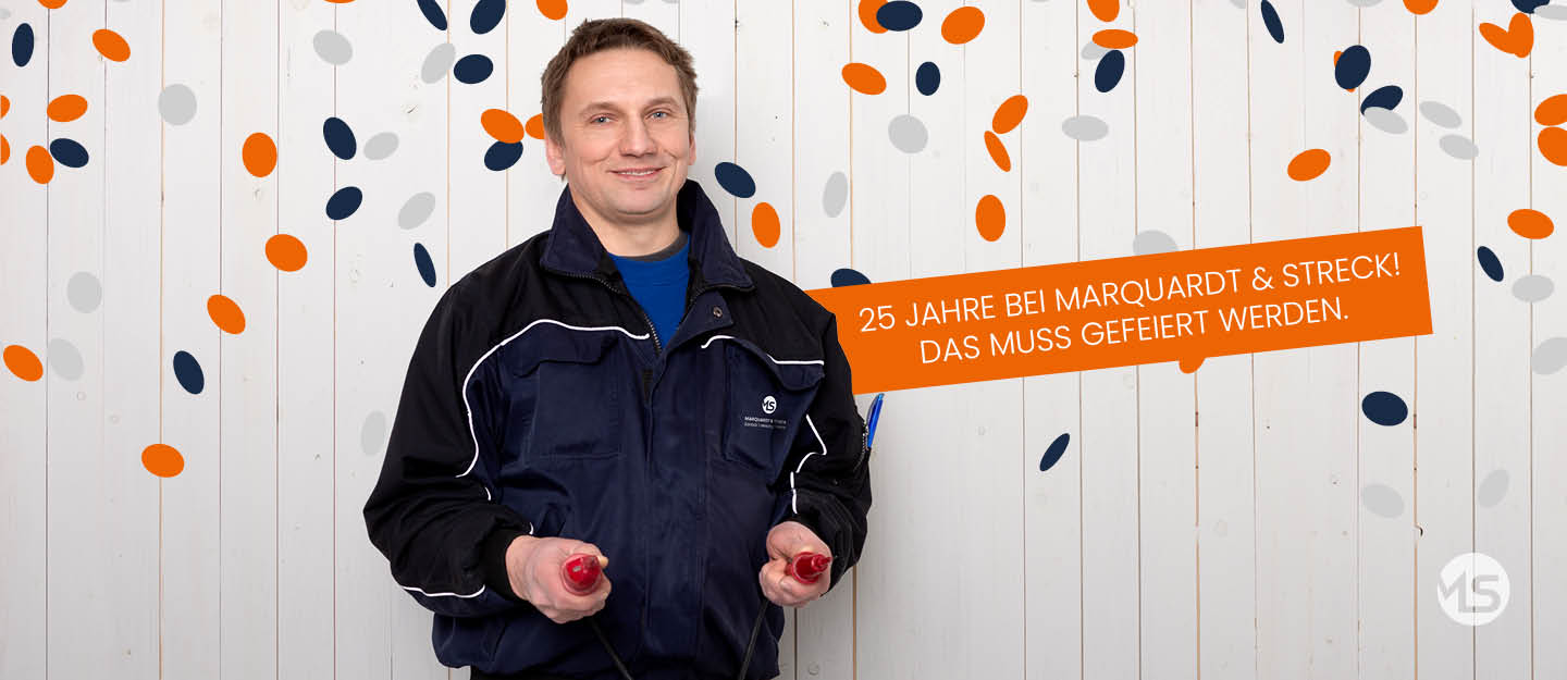 Maruqardt & Streck Elektrotechnik Hamburg - starkes Team, starke Mitarbeiter, 25 Jahre Betriebszugehörigkeit