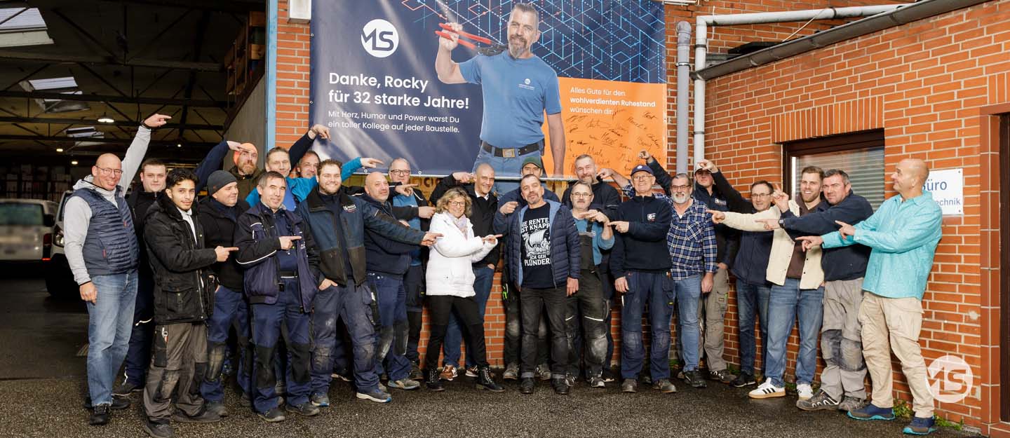 Rockys Abschied  | Marquardt & Streck Hamburg-Billstedt, Ihr Experte für Haustechnik, Elektrotechnik & Sanitär-Heizung-Klimatechnik